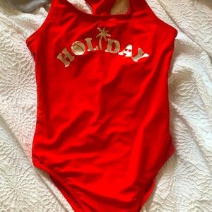 Gap Red ‘Holiday’ One-piece swimwear